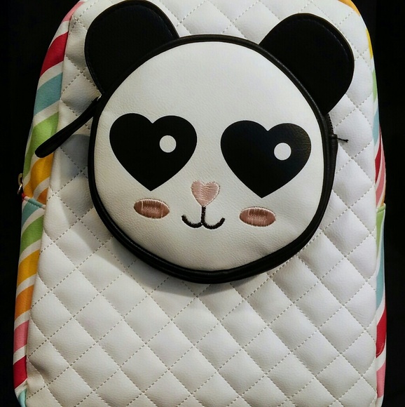 betsey johnson panda backpack